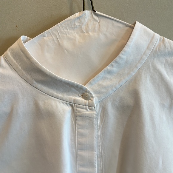Acler White Button Down Shirt with Decorative Sleeves - Picture 5 of 10